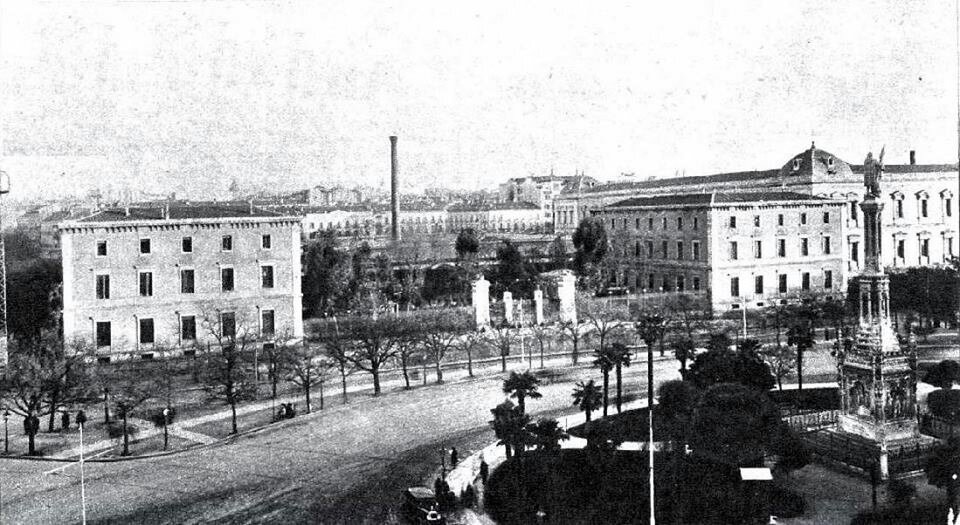 Plaza de Colón, Casa de la Moneda, Biblioteca Nacional #Madrid 1935